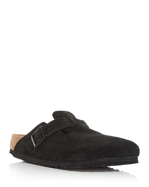 Женские бостонские сабо Birkenstock, цвет Black