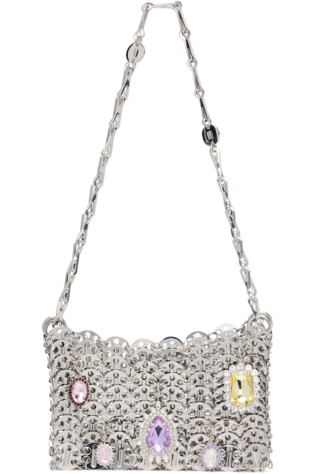 

Нано-Сумка 1969 года Rabanne, серебро