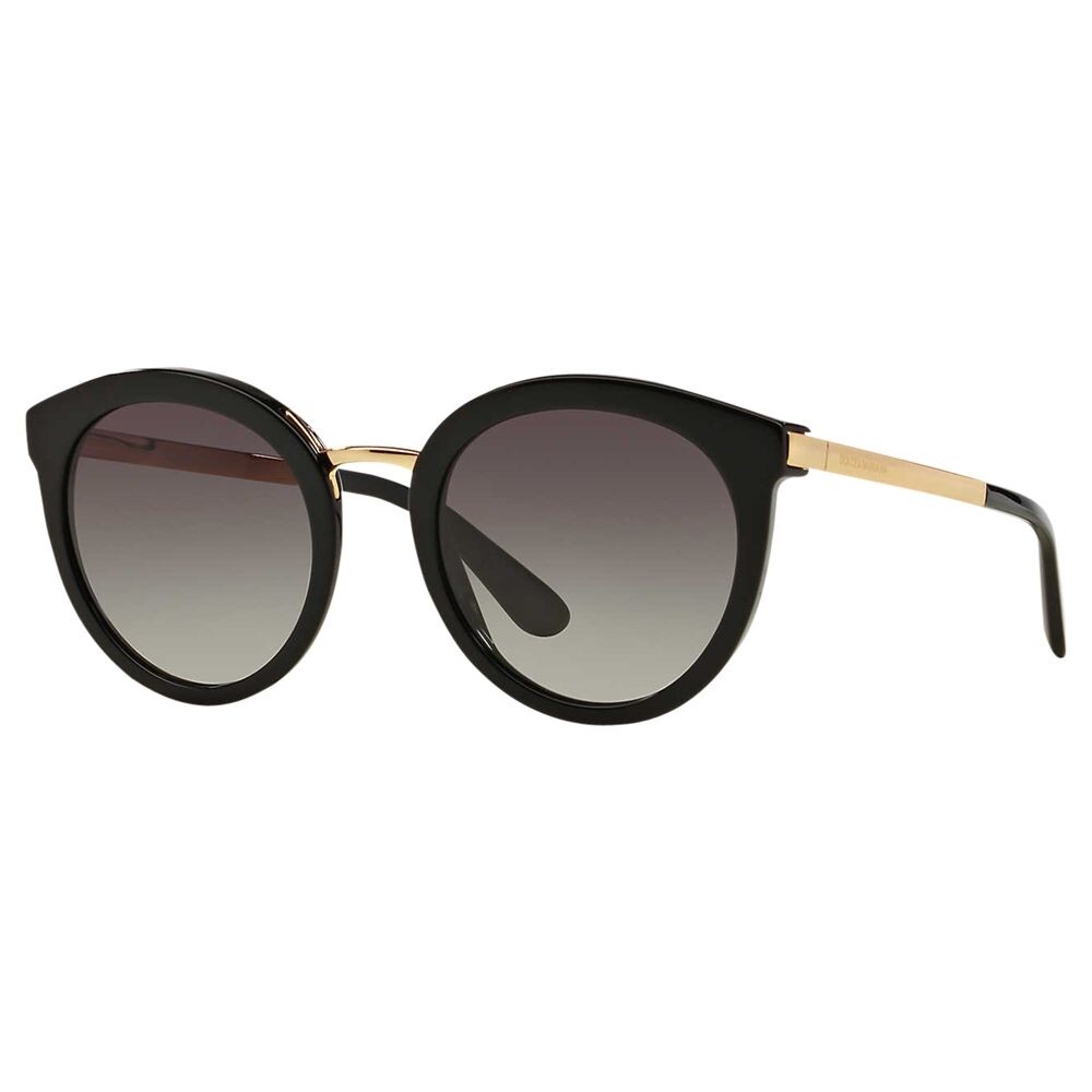 

Dolce & Gabbana DG4268 Круглые солнцезащитные очки, черные