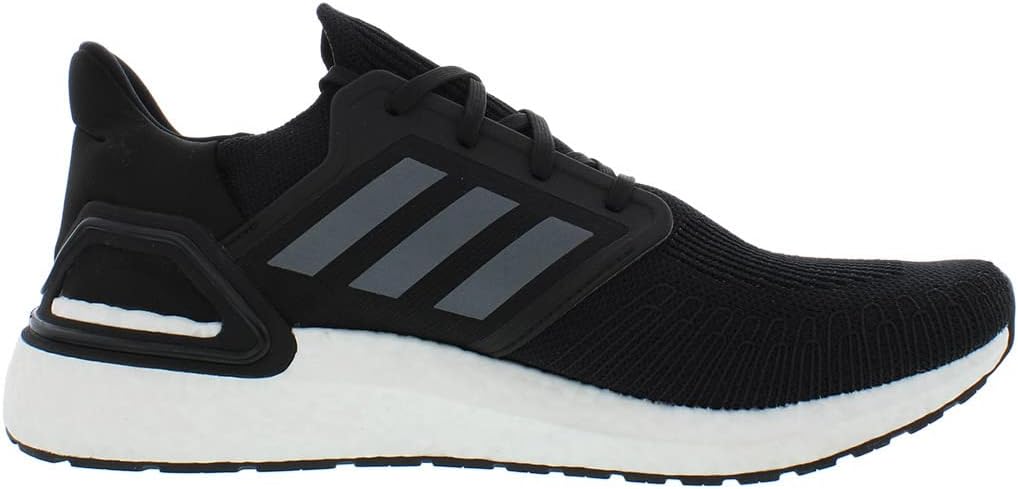 Мужские беговые кроссовки adidas Ultraboost 20, белый/черный — фото 2