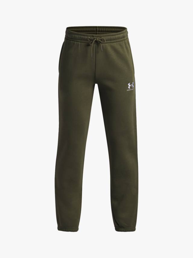 

Детские джоггеры с хлопковым составом и завязками Under Armour, Marine Green/Black