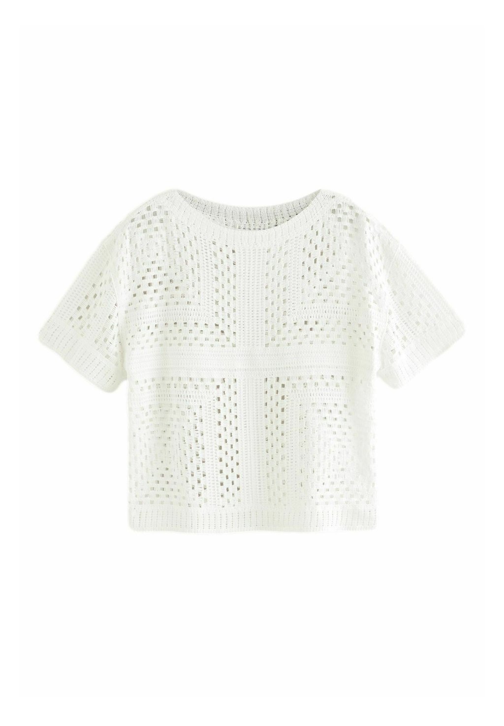 

Футболка с принтом SHORT SLEEVE CREW NECK REGULAR FIT Next, белый