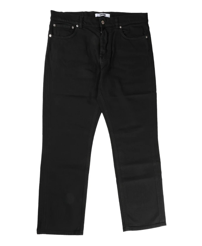 

Хлопковые джинсы прямого кроя Rocco Mauro Grifoni, черный