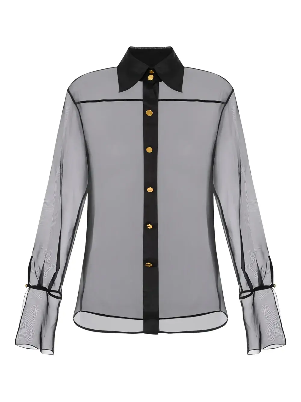 

Блузка на пуговицах Elisabetta Franchi, черный