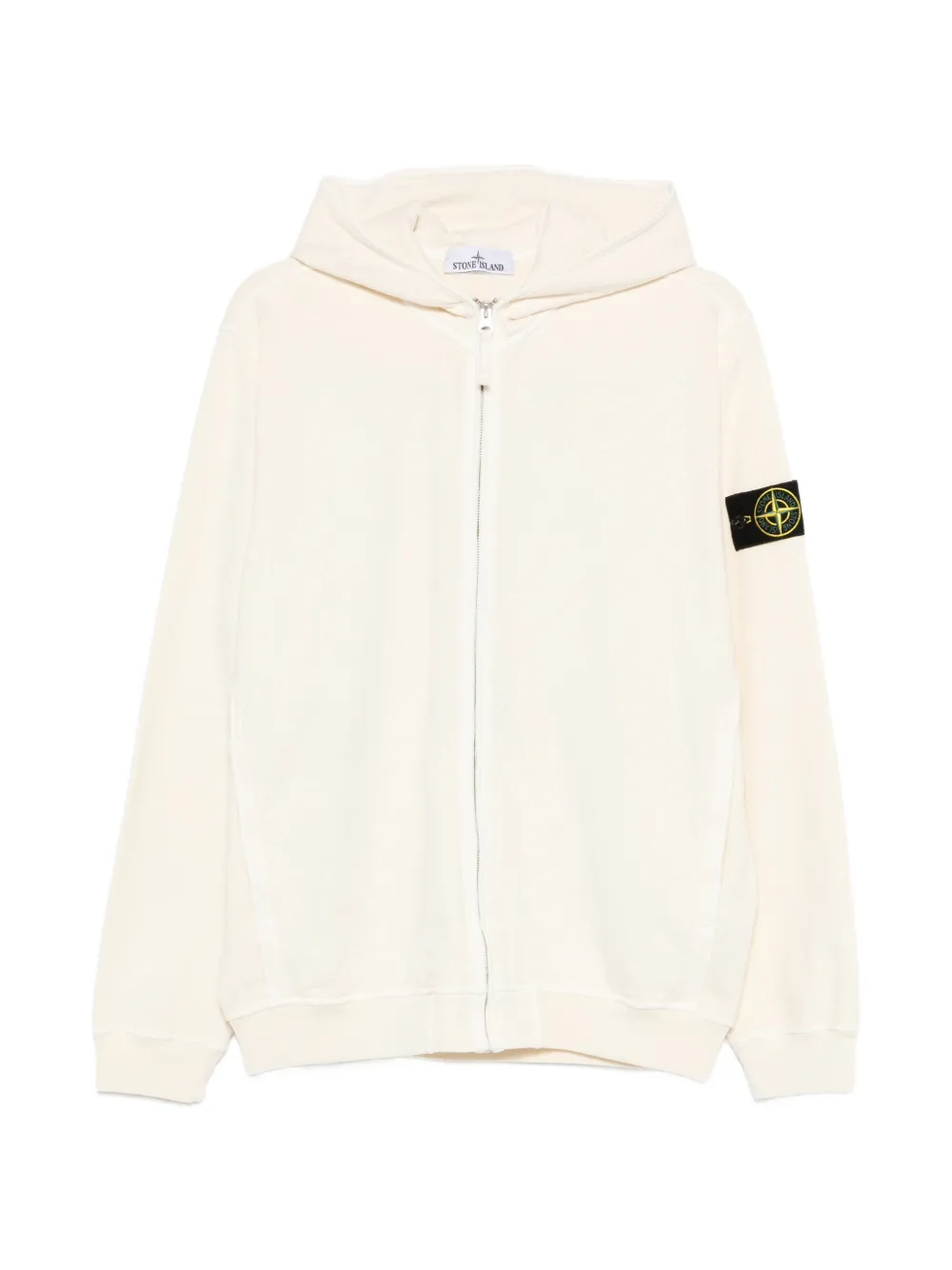 

Худи на молнии Stone Island, бежевый