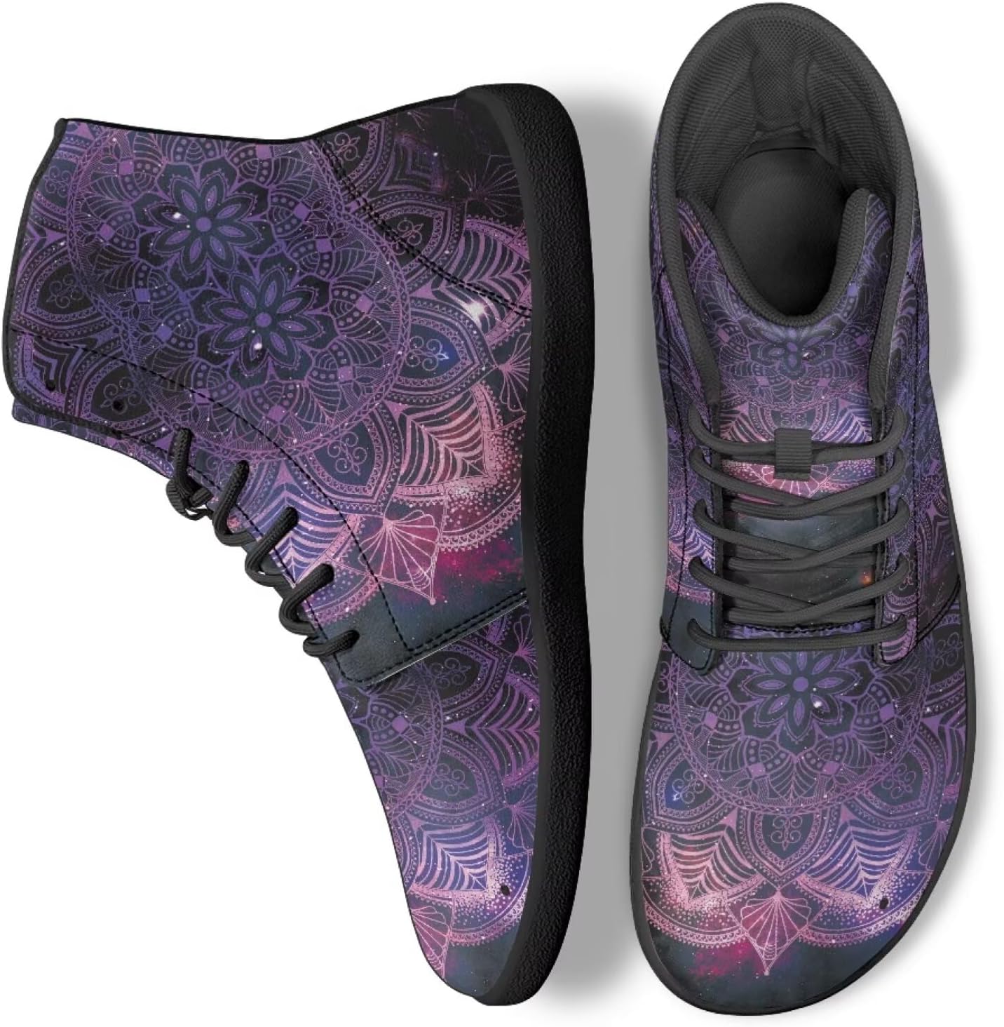 

Кроссовки Binienty Zero Drop с плоской подошвой для мужчин и женщин, из ПУ-кожи, минималистичные, водонепроницаемые, спортивные, фиолетовый