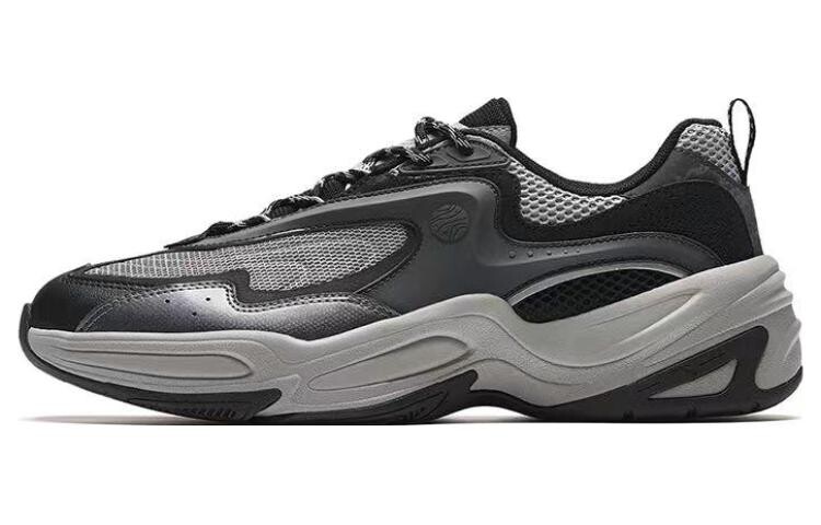 

Кроссовки ANTA Through Chunky Sneakers Men Low-top Black, черный
