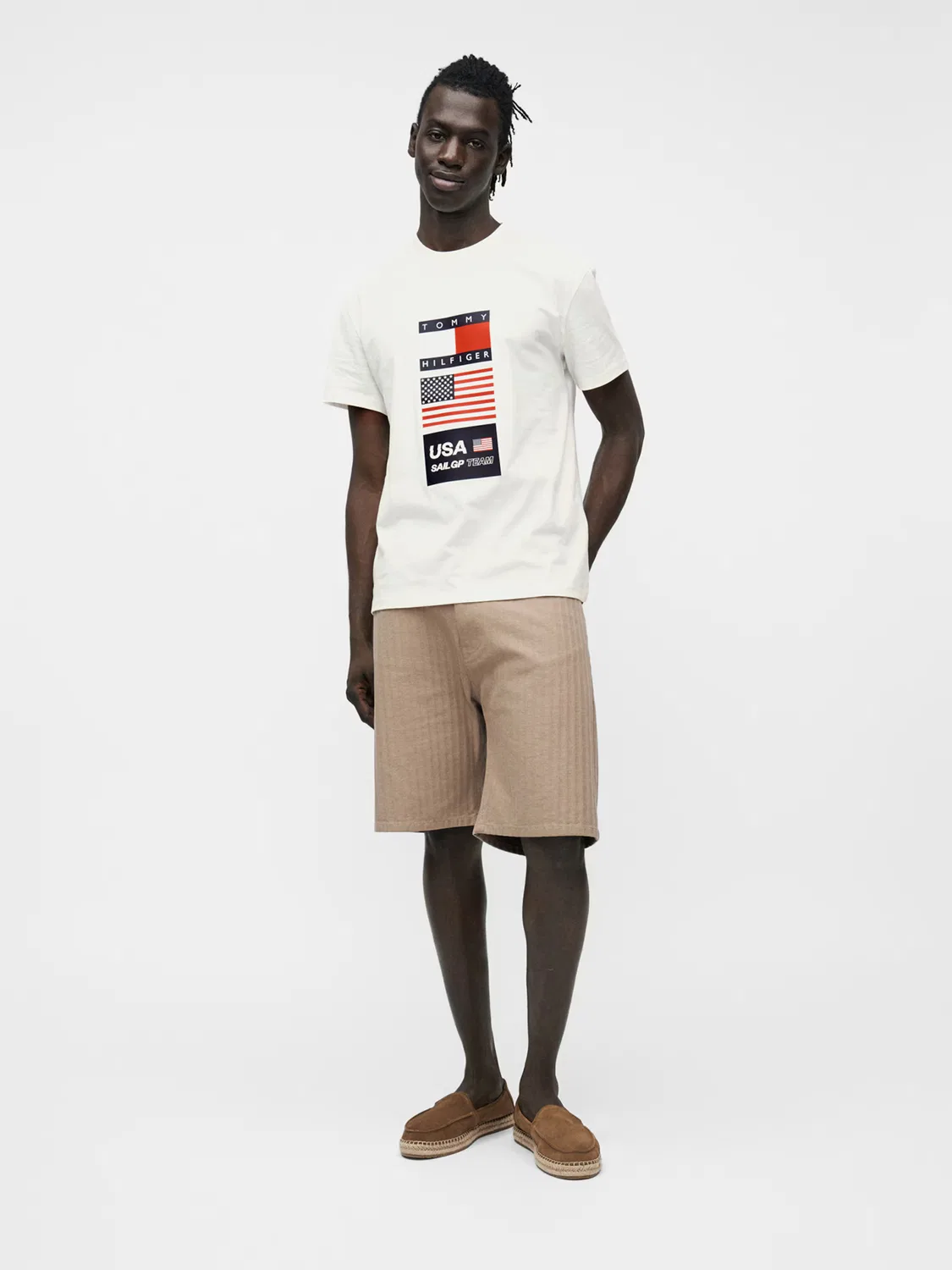 Футболка 'SAILGP' Tommy Hilfiger, White/Wool White — фото 4