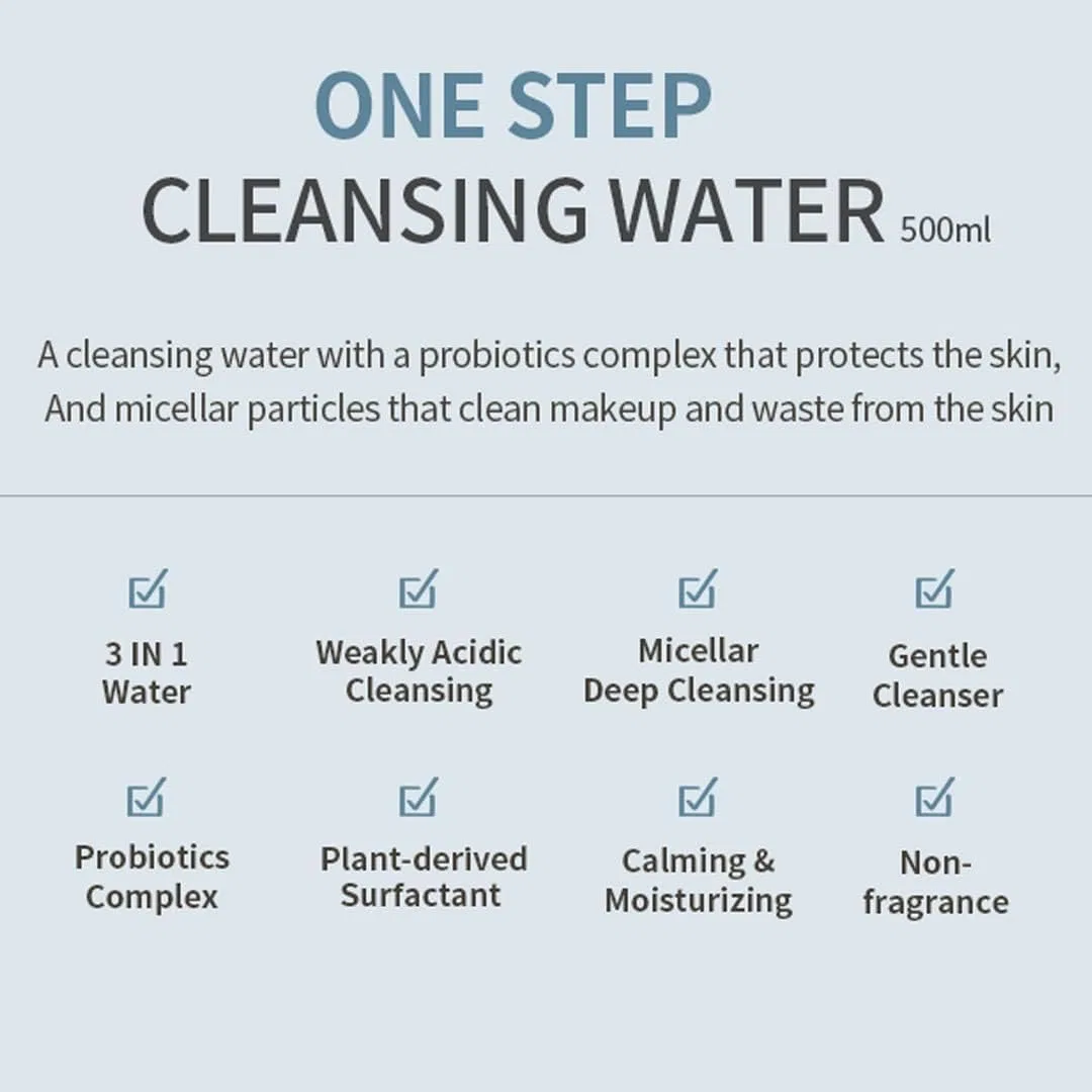 Мицеллярная вода Mizon — One Step Cleansing Water, 500 мл — фото 3