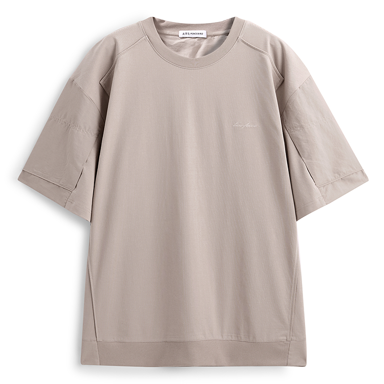 

PEACEBIRD MEN Футболка мужская Peach Pink с круглым вырезом