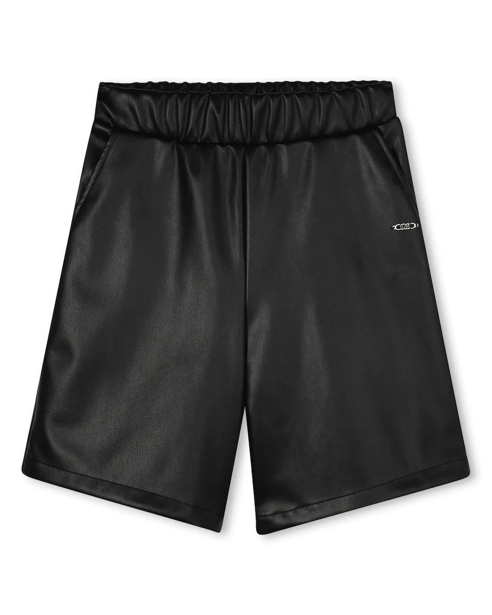 

Детские шорты для девочки черного однотонного цвета Michael Kors