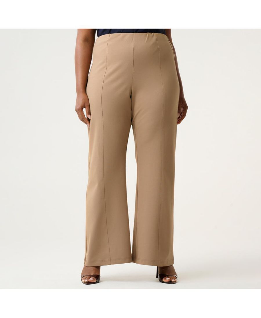 

Брюки прямого кроя Mahina больших размеров ESTELLE, Brown