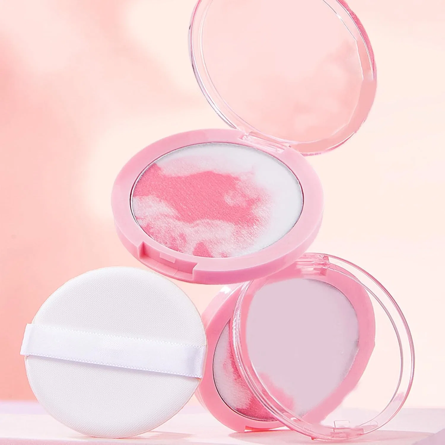 Пудра для лица матовая Natural Powder Foundation, бесцветная, 1 шт — фото 4