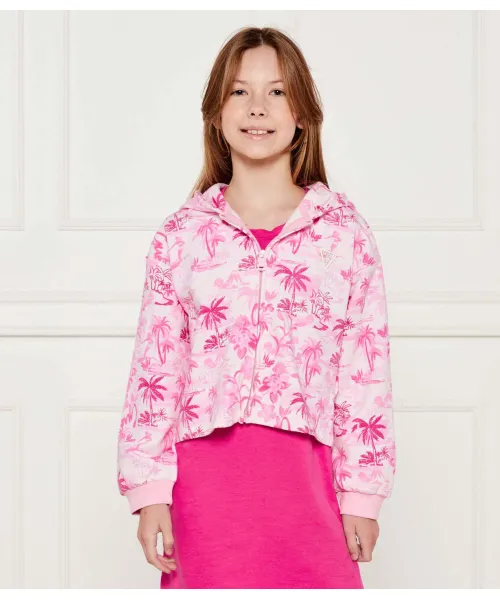 

Толстовка Oversize fit Guess, розовый