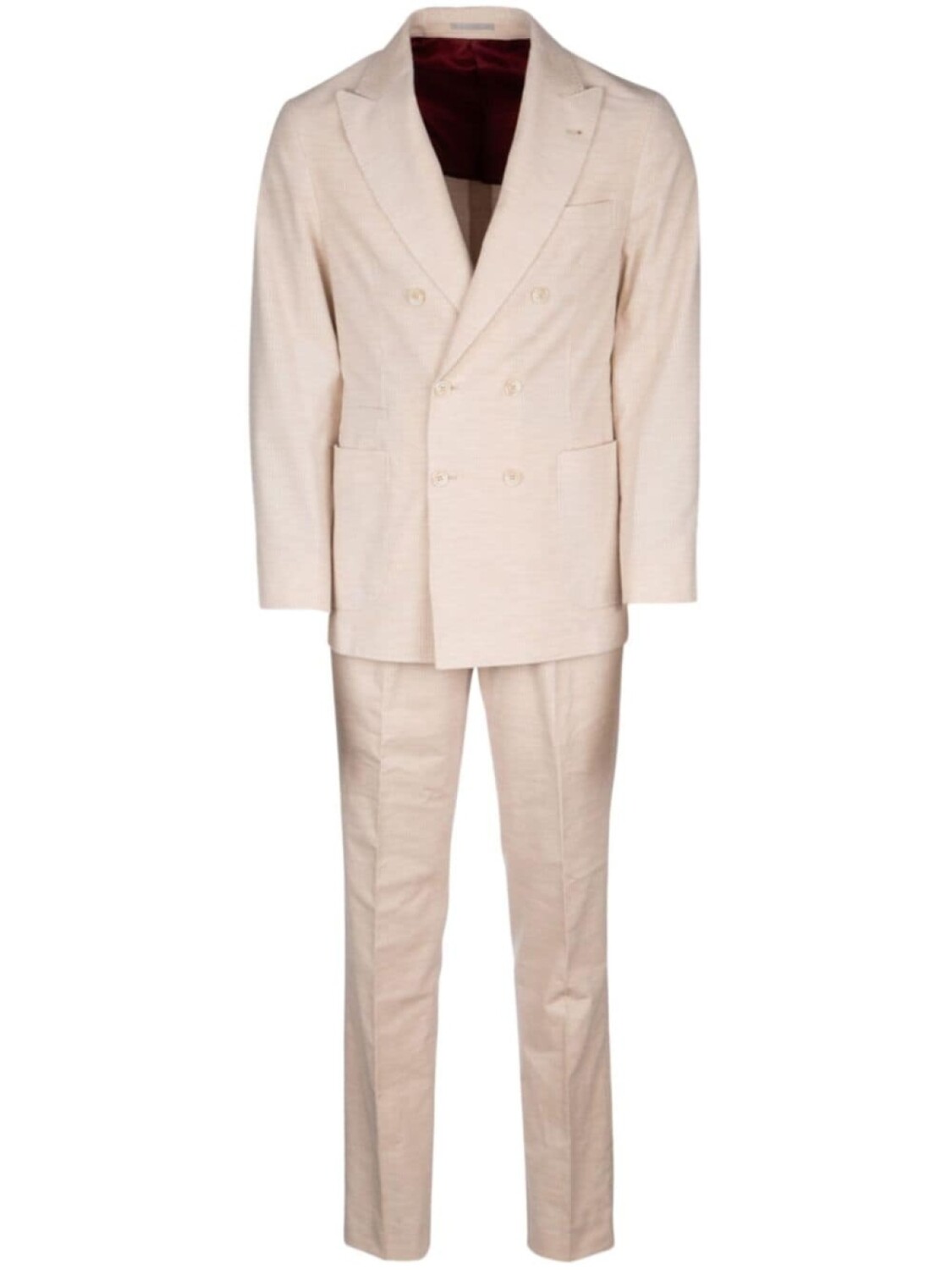 

Двубортный костюм Brunello Cucinelli, серый