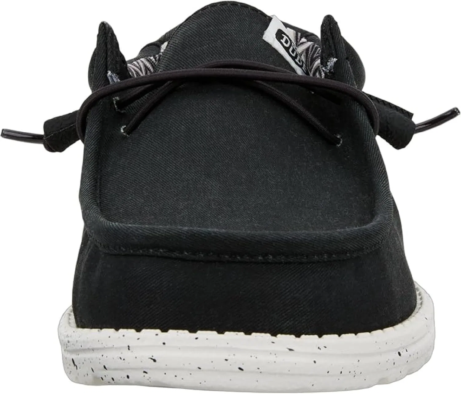 Туфли HEYDUDE Herren Wally CanvasMoccasin, Black White — фото 4