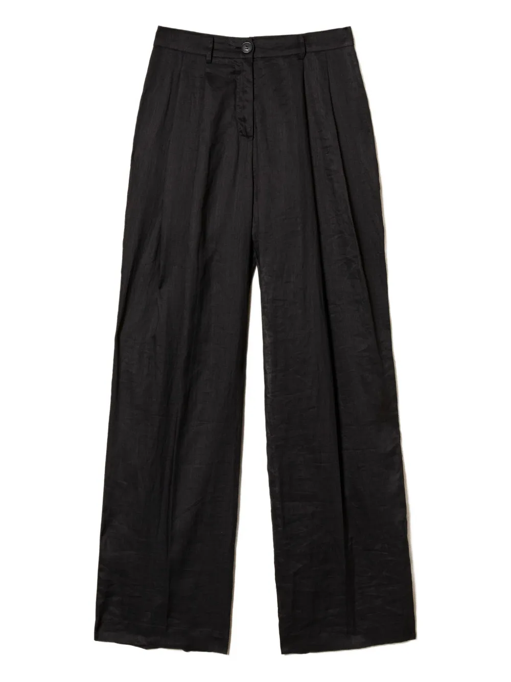 

Брюки строгого кроя со складками TWINSET, черный