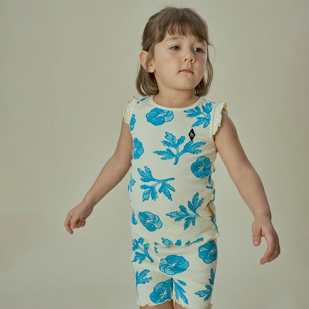 Детская пижама Big Garlic Mugwort с рюшами от Hoatatau