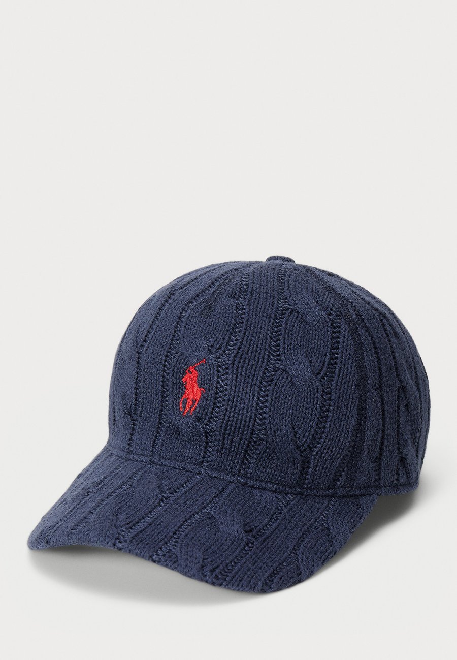 

Бейсболка Polo Ralph Lauren CABLE KNIT COTTON BALL CAP, Navy/Dark Blue