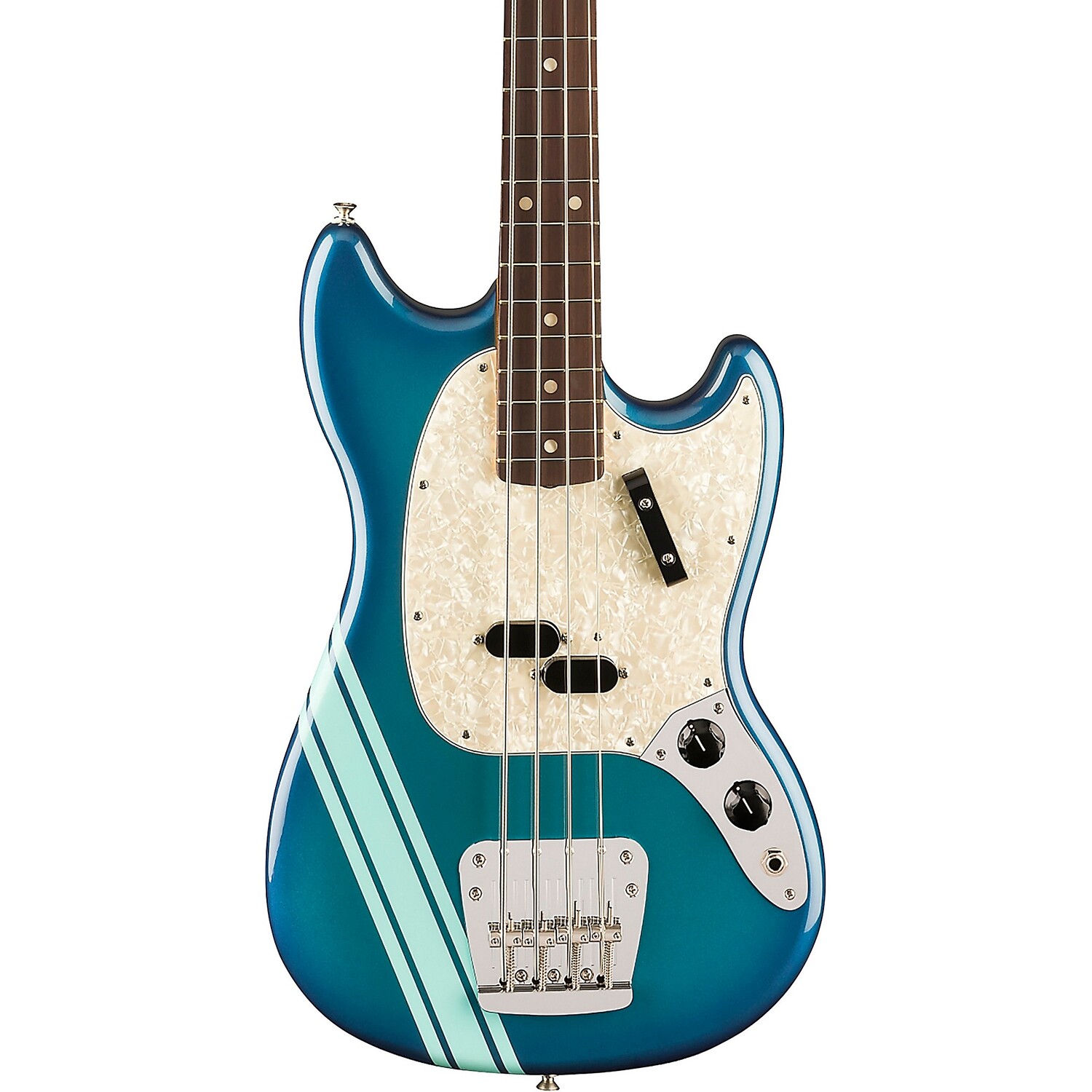 

Fender Vintera II Mustang Bass Competition 70-х годов, бордовый