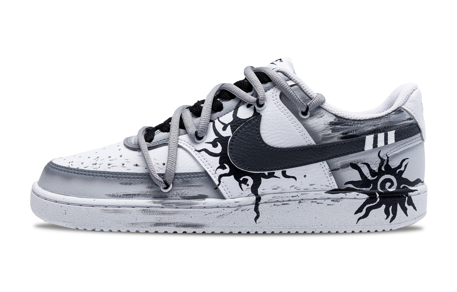

Кроссовки Nike Court Vision 1 Skateboarding Shoes Women's Low-top Gray, серый