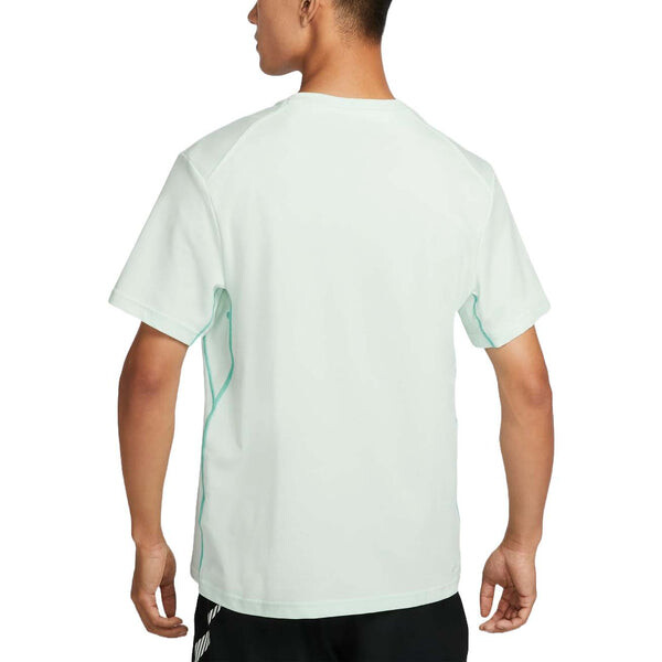 Футболка основные тренировочные Футболка dri fit размер азия Nike, зеленый — фото 2