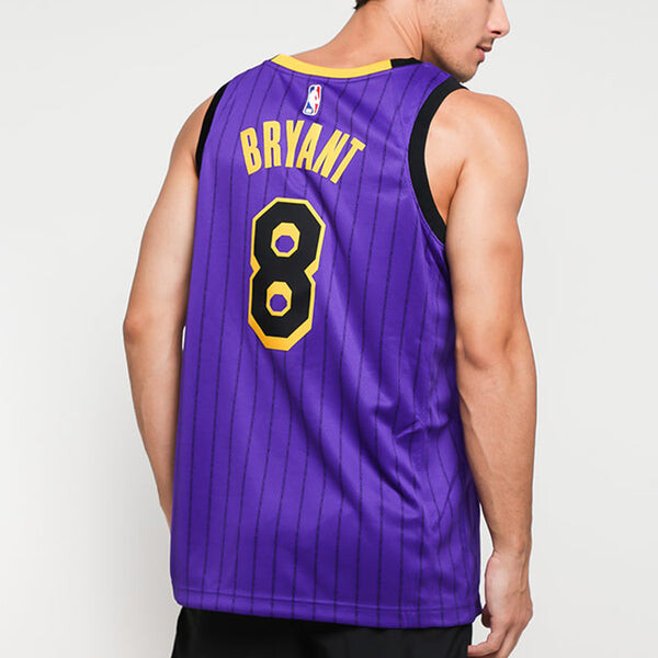 Майка Nike NBA Jersey Kobe Bryant SW Fan Edition 18-19 Season City limited lakers No. 8 Purple, фиолетовый — фото 4