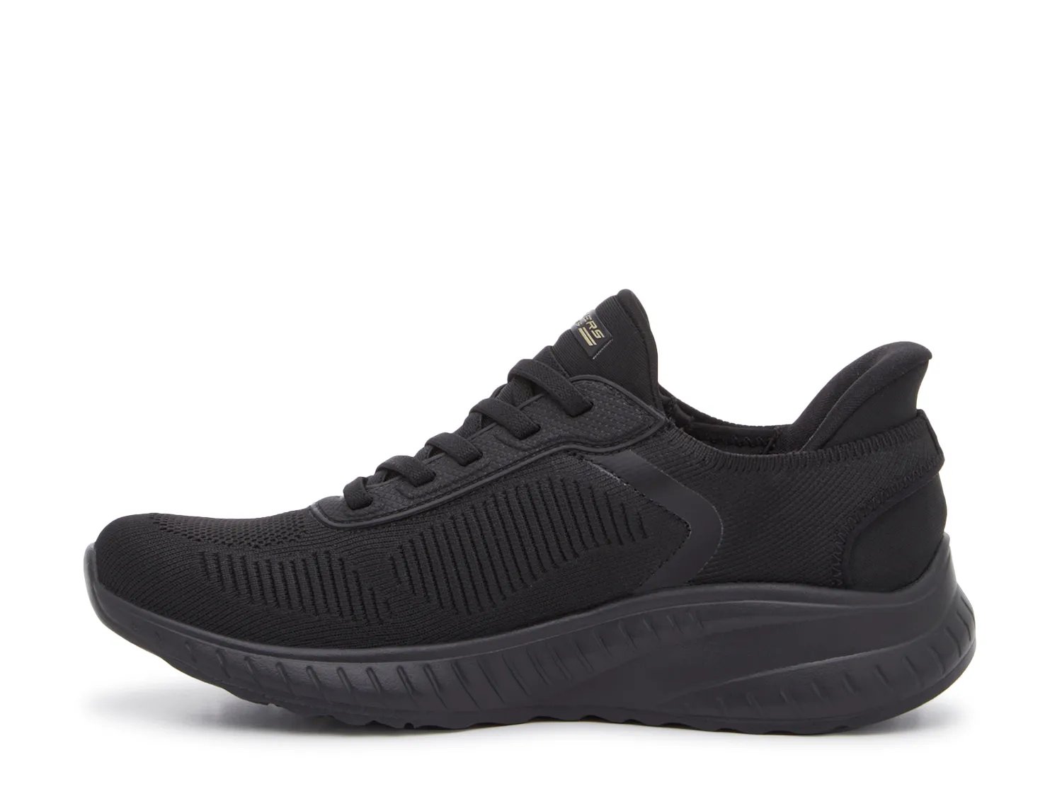 Кроссовки Skechers Hands Free Slip-Ins: BOBS Sport Squad Chaos Slip-On Sneaker - Women's, черный — фото 3