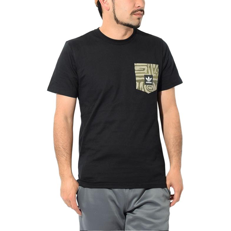 Футболка Adidas Originals Skateboarding Dakari Pocket мужская черная — фото 3