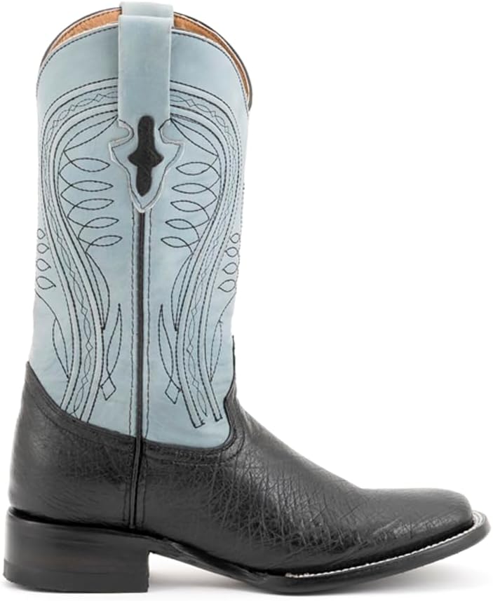 

Мужские повседневные ботинки Ferrini Italia Morgan с квадратным носком и вышивкой, средней длины, черные