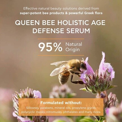 Сыворотка Apivita — Комплексная для защиты от старения Queen Bee, ,01 жидких унций. Антивозрастная — фото 3