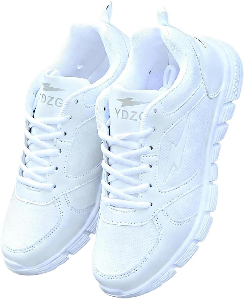 

Унисекс кроссовки с антискользящей подошвой, легкие прогулочные кроссовки, мягкая подошва, удобная повседневная спортивная обувь для путешествий, тренировок и активного отдыха Generic, белый