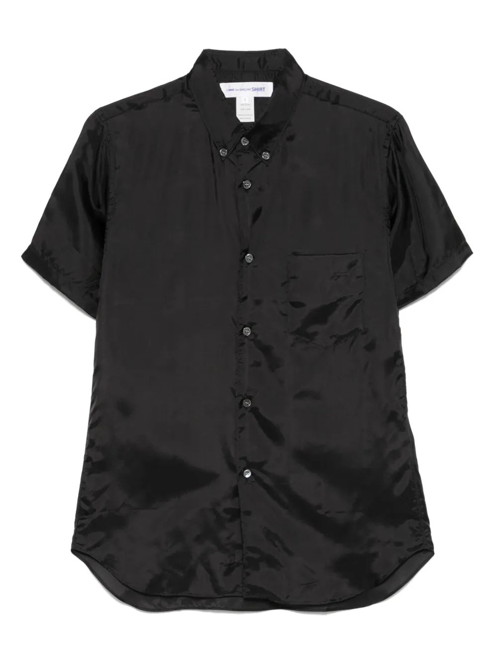 

Атласная рубашка Comme Des Garçons Shirt, черный