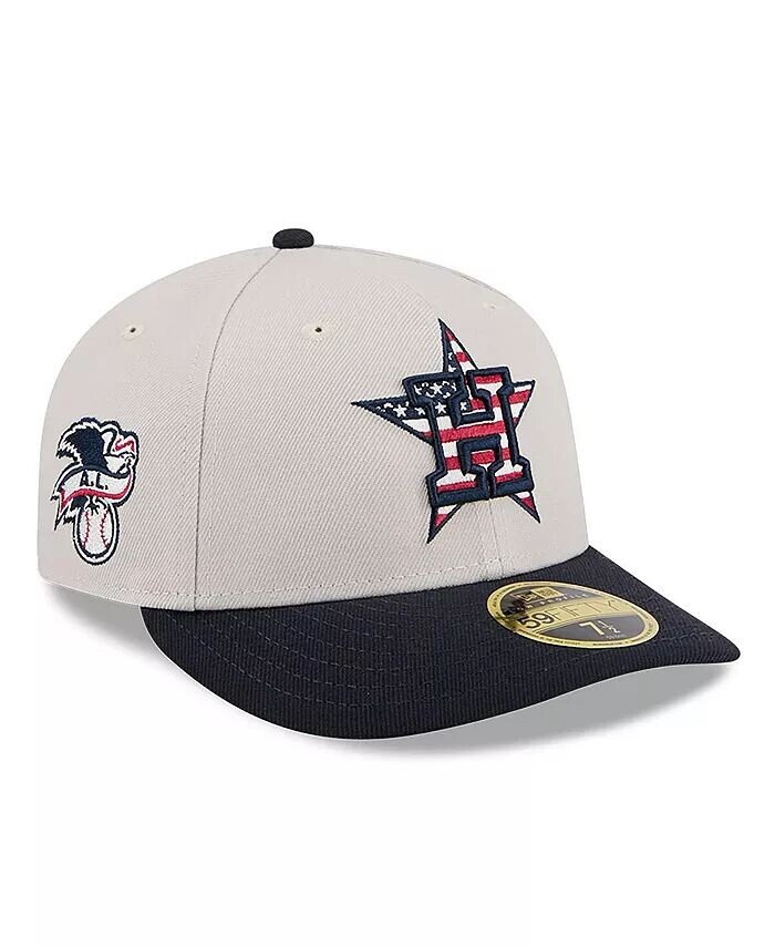 

Мужская черная шляпа Houston Astros 2024 Fourth of July Low Profile 59FIFTY Fitted New Era