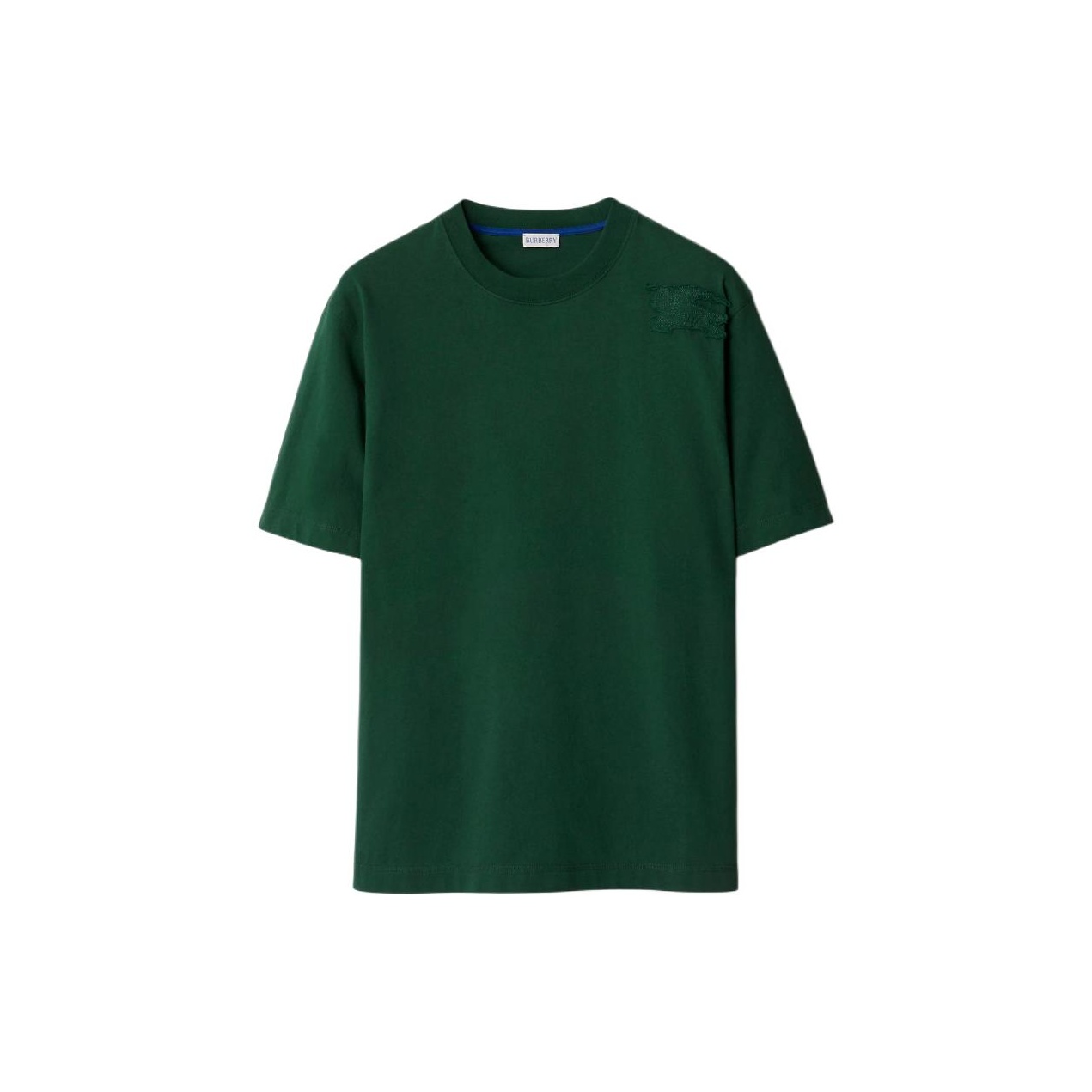 

Хлопковая футболка с коротким рукавом Burberry, темно-зеленый