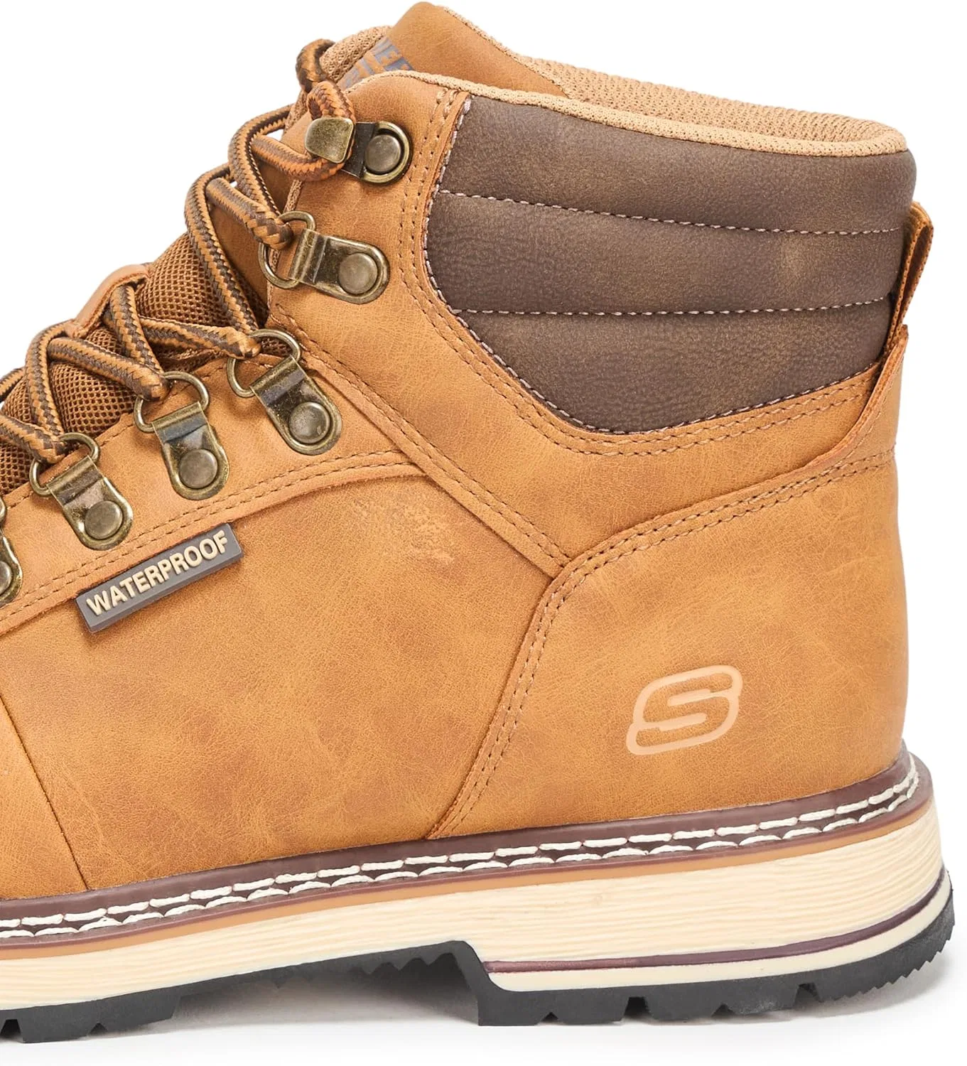 Мужские походные ботинки Skechers Skechers, Brown — фото 4