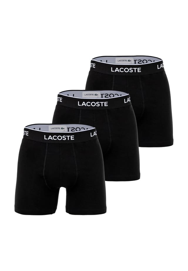 

Штаны 3 шт. в упаковке Lacoste, черный