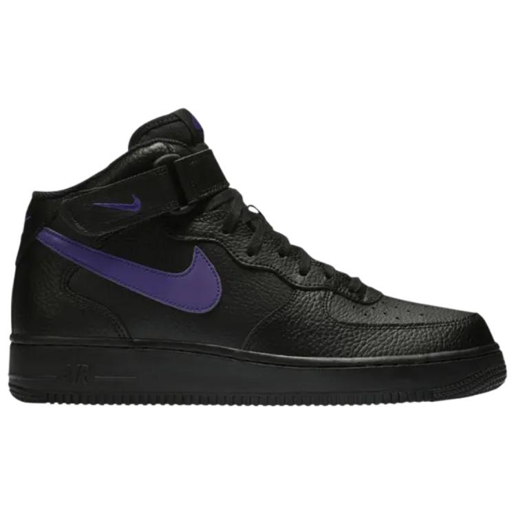 Nike Кроссовки Air Force 1 Mid top для скейтбординга мужские черные — фото 3