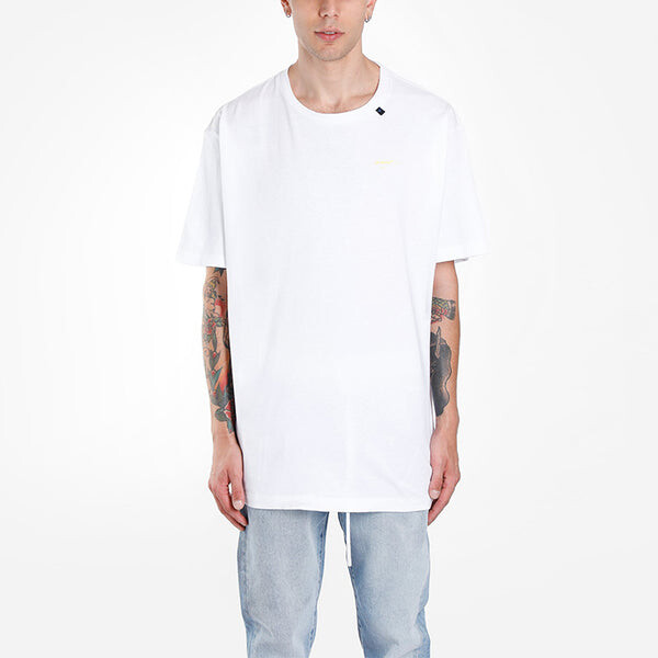 Футболка gold arrow print oversized short-sleeved Off-White, белый — фото 3