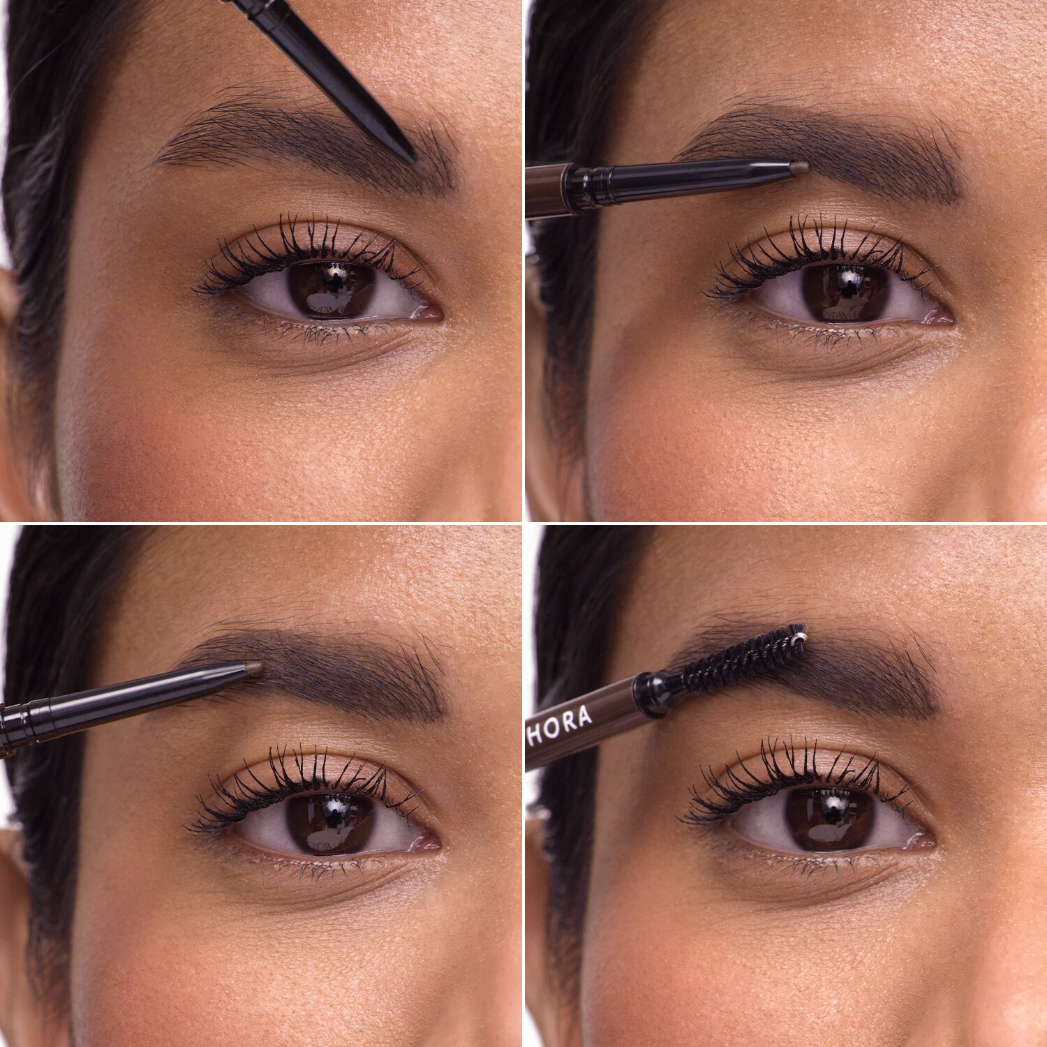 Карандаш для бровей с выдвижным механизмом RETRACTABLE BROW PENCIL Sephora Collection, 08 Chocolate Brown (0,08 g) — фото 4