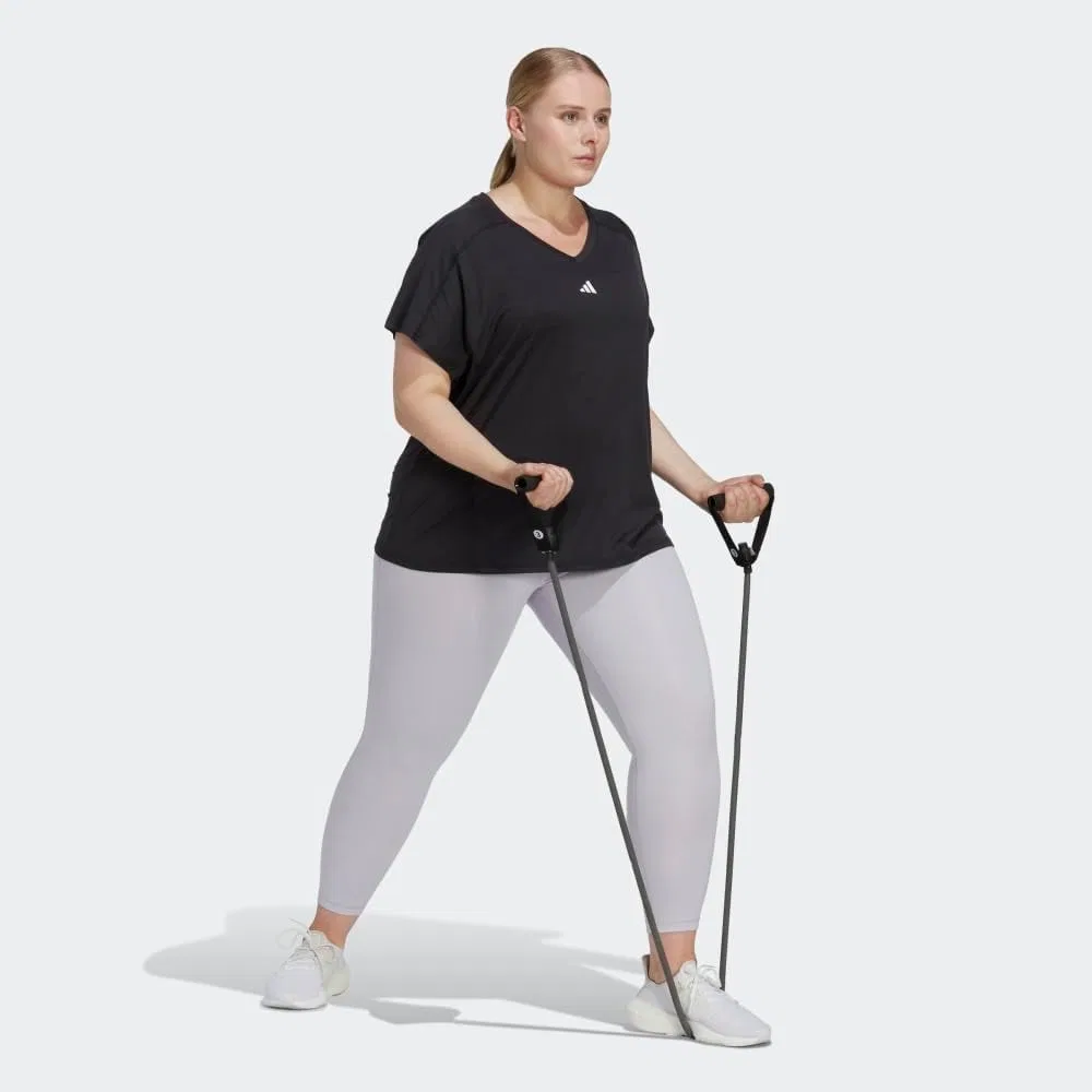 Футболка для тренировок adidas AEROREADY, черная — фото 4