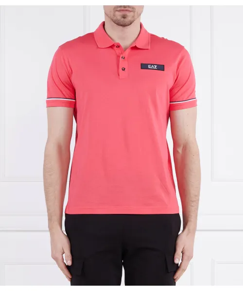 

Футболка поло Regular fit Ea7, розовый