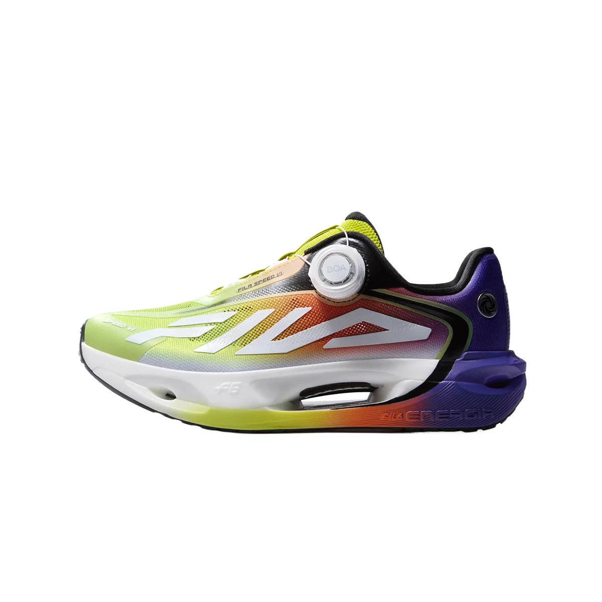 Детские беговые кроссовки FILA KIDS PERFORMANCE FPF Evening Primrose Green/Sea Pigeon Orange