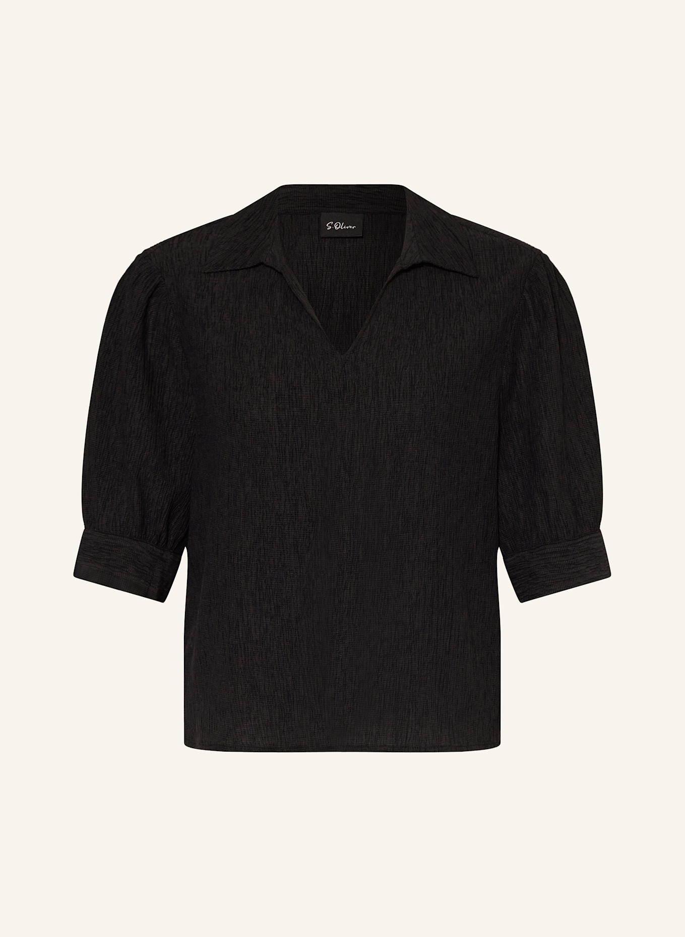 

Блузка рубашка S.Oliver Black Label, черный