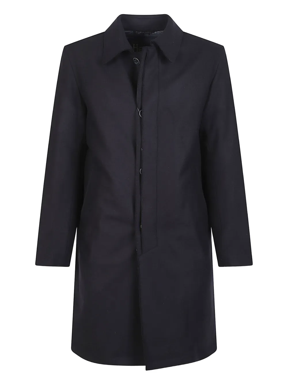 

Пальто на пуговицах Herno, синий