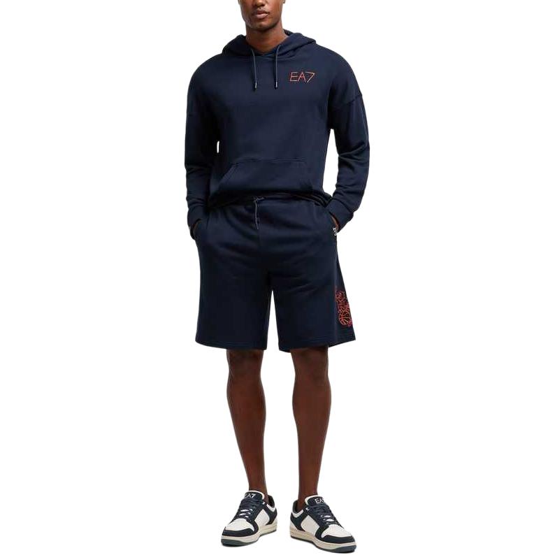 EMPORIO ARMANI EA7 SS25 повседневные шорты мужские blue — фото 3