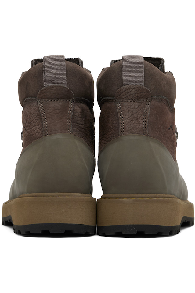 Taupe roccia vet gomma boots Diemme, Smog Leather — фото 2