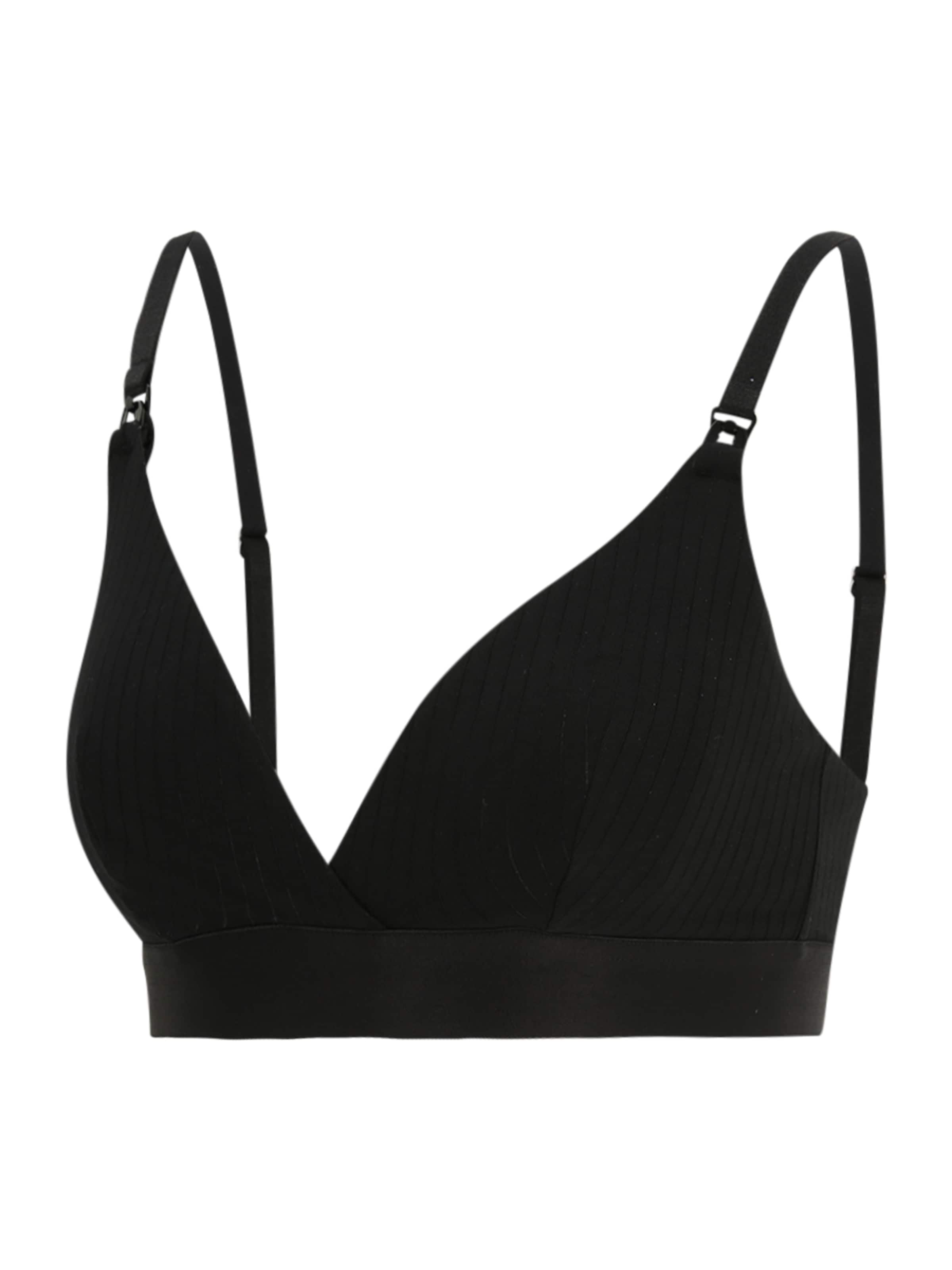 

Lindex Maternity Бюстгальтер для кормления Triangle 'Vera' в черном цвете