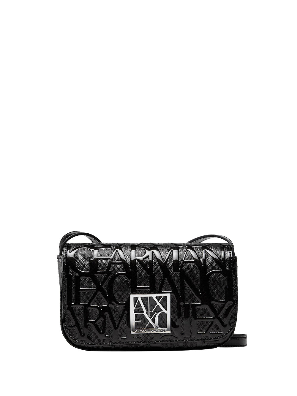 

Черная женская сумка через плечо Armani Exchange