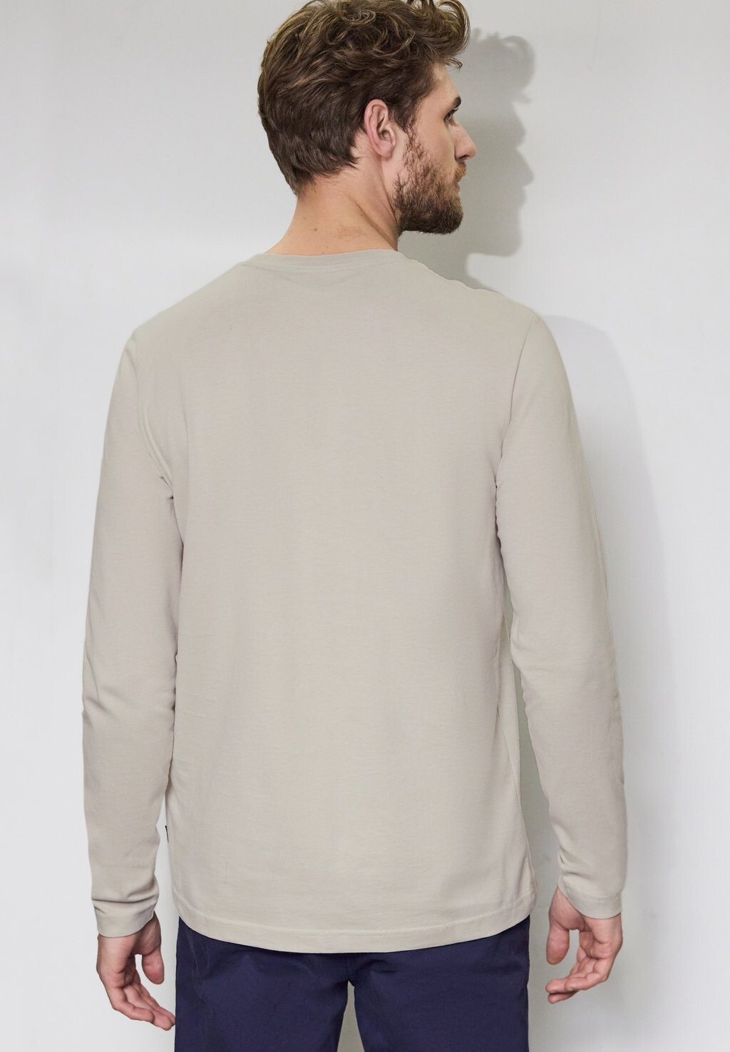 

Топ с длинными рукавами SOFTES MIT PRINT Street One MEN, бежевый